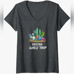 Port & Company Arizona Girls' Trip Graphic Tee - Charcoal Size XXL